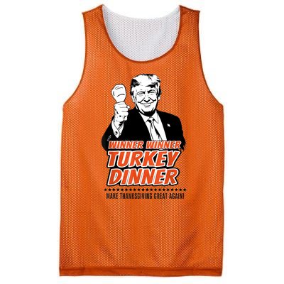 Trump Winner Funny Winner Turkey Dinner Thanksgiving Mesh Reversible Basketball Jersey Tank