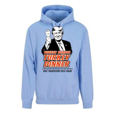 Trump Winner Funny Winner Turkey Dinner Thanksgiving Unisex Surf Hoodie