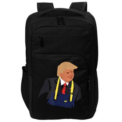 Trump Won Funny Trump Making Fries 2024 Gift Impact Tech Backpack