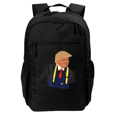 Trump Won Funny Trump Making Fries 2024 Gift Daily Commute Backpack