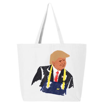 Trump Won Funny Trump Making Fries 2024 Gift 25L Jumbo Tote