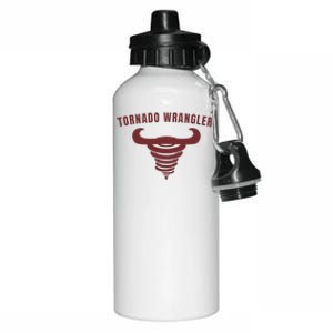 Tornado Wrangler Funny Design Aluminum Water Bottle