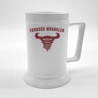 Tornado Wrangler Funny Design Beer Stein