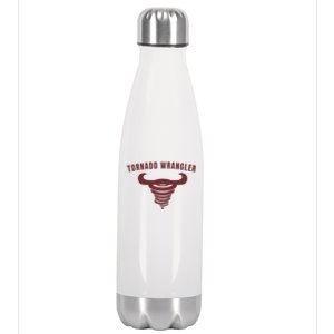 Tornado Wrangler Funny Design Stainless Steel Insulated Water Bottle