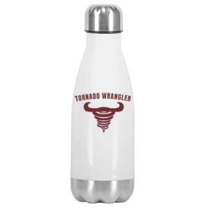 Tornado Wrangler Funny Design Stainless Steel Insulated Water Bottle