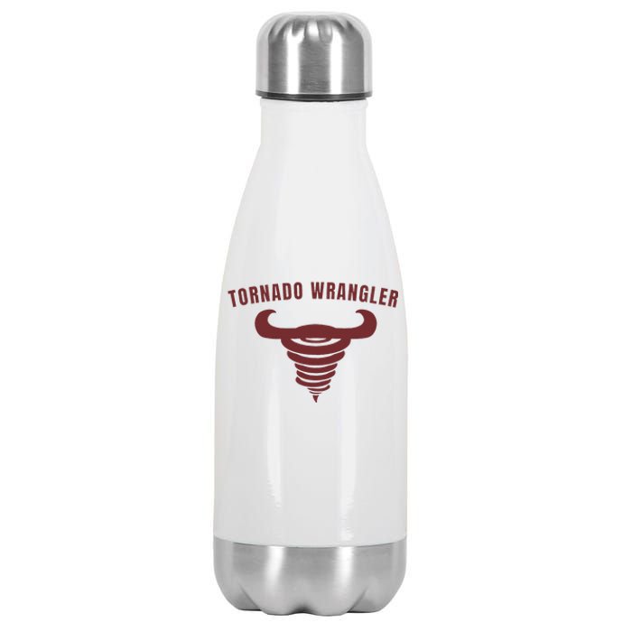 Tornado Wrangler Funny Design Stainless Steel Insulated Water Bottle