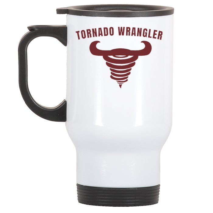 Tornado Wrangler Funny Design Stainless Steel Travel Mug