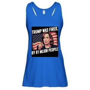 Trump Was Fired By 81 Million People Kamala Quote Saying Ladies Essential Flowy Tank