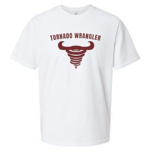 Tornado Wrangler Funny Design Sueded Cloud Jersey T-Shirt