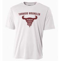 Tornado Wrangler Funny Design Cooling Performance Crew T-Shirt