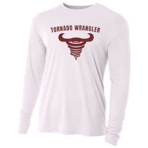 Tornado Wrangler Funny Design Cooling Performance Long Sleeve Crew