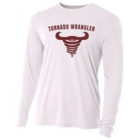 Tornado Wrangler Funny Design Cooling Performance Long Sleeve Crew