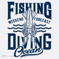 The Weekend Forecast Is Ocean Fishing And Diving Cool Comfort Performance Bucket Hat