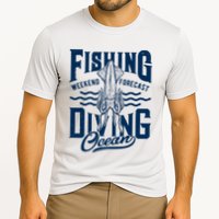 The Weekend Forecast Is Ocean Fishing And Diving Cooling Performance Crew T-Shirt