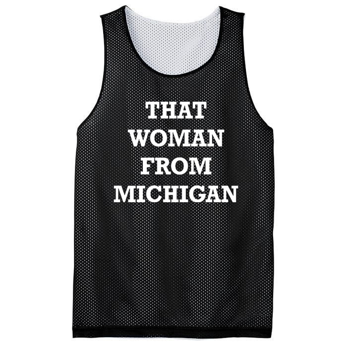 That Woman From Michigan Mesh Reversible Basketball Jersey Tank