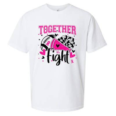 Together We Fight Breast Cancer Cheer Sueded Cloud Jersey T-Shirt