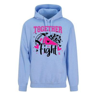 Together We Fight Breast Cancer Cheer Unisex Surf Hoodie