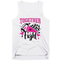 Together We Fight Breast Cancer Cheer Tank Top