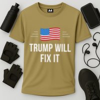 Trump Will Fix It Cooling Performance Crew T-Shirt