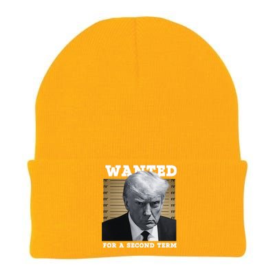 Trump Wanted For A Second Term Knit Cap Winter Beanie