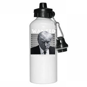 Trump Wanted For A Second Term Aluminum Water Bottle