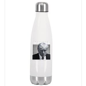 Trump Wanted For A Second Term Stainless Steel Insulated Water Bottle