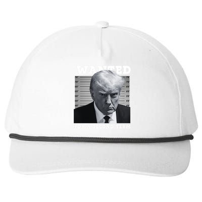 Trump Wanted For A Second Term Snapback Five-Panel Rope Hat