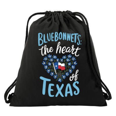 Texas Wildflowers Floral Texas Spring Lesser Sunflower Drawstring Bag