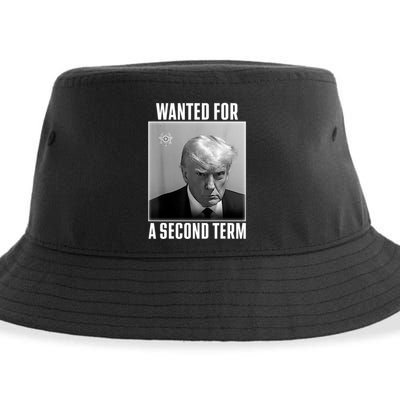 Trump Wanted For A Second Term Sustainable Bucket Hat