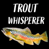 Trout Whisperer Fishing Rainbow Trout Cooling Performance Crew T-Shirt