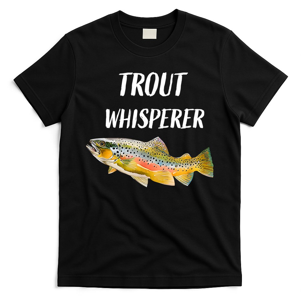 Trout Whisperer Fishing Rainbow Trout T-Shirt