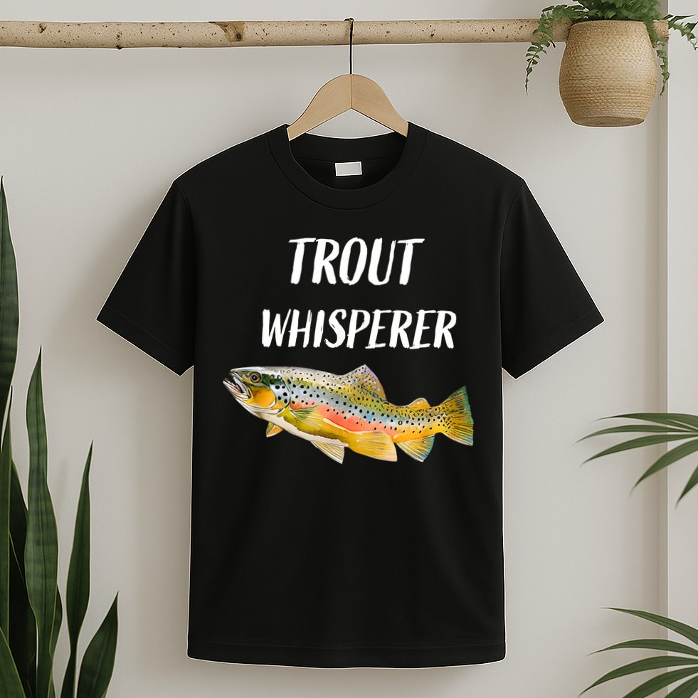 Trout Whisperer Fishing Rainbow Trout T-Shirt