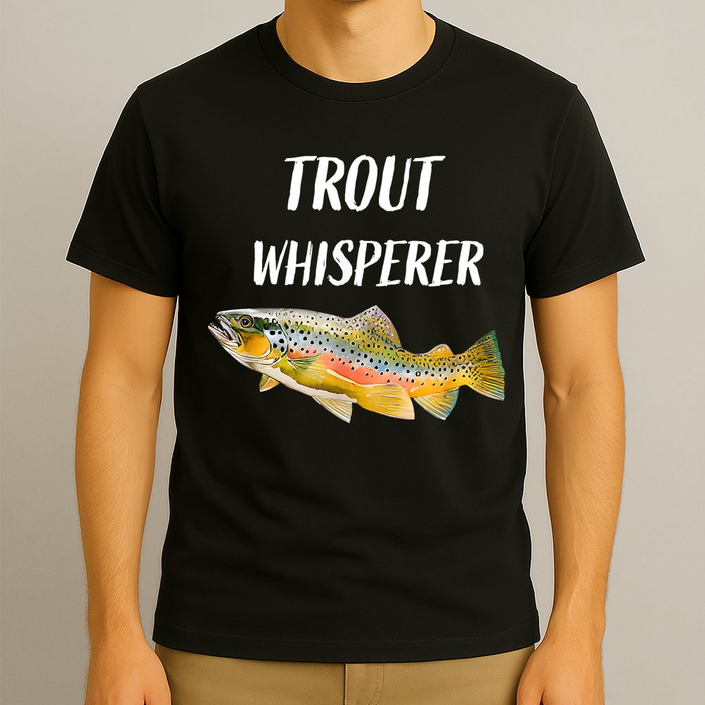 Trout Whisperer Fishing Rainbow Trout T-Shirt