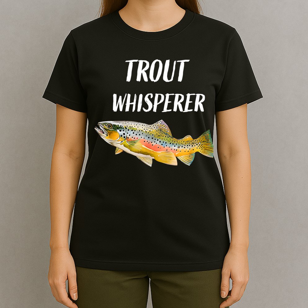 Trout Whisperer Fishing Rainbow Trout T-Shirt