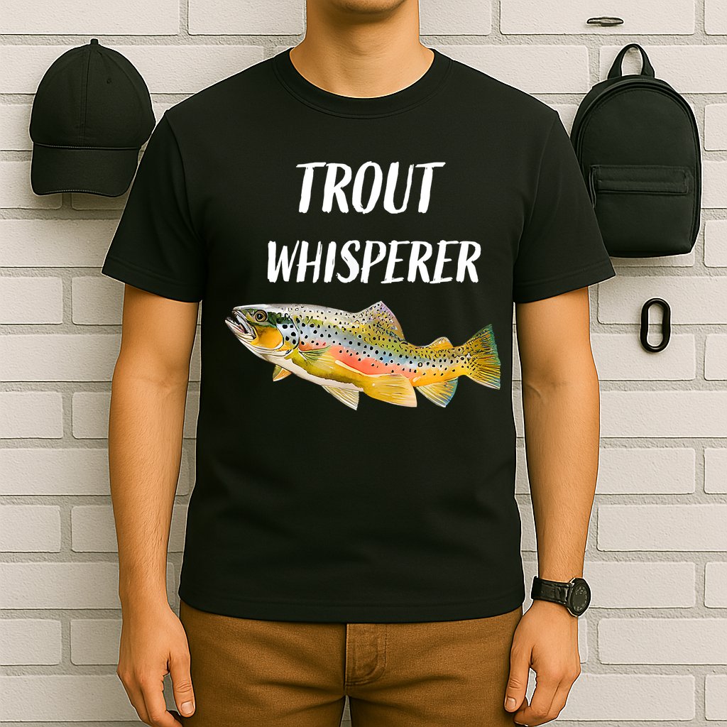 Trout Whisperer Fishing Rainbow Trout T-Shirt