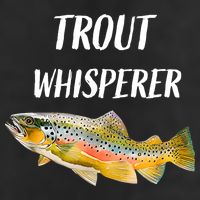 Trout Whisperer Fishing Rainbow Trout Adult Drive Performance Visor