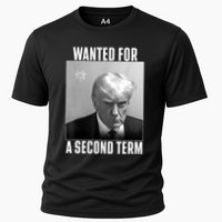 Trump Wanted For A Second Term Cooling Performance Crew T-Shirt