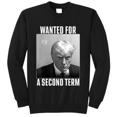 Trump Wanted For A Second Term Sweatshirt