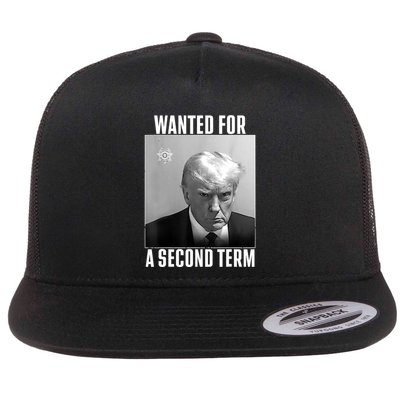 Trump Wanted For A Second Term Flatbill Hat