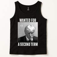 Trump Wanted For A Second Term Tank Top