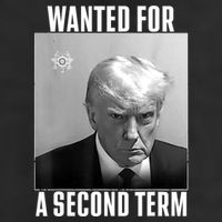 Trump Wanted For A Second Term Golf Towel