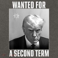 Trump Wanted For A Second Term Cotton Canvas Backpack