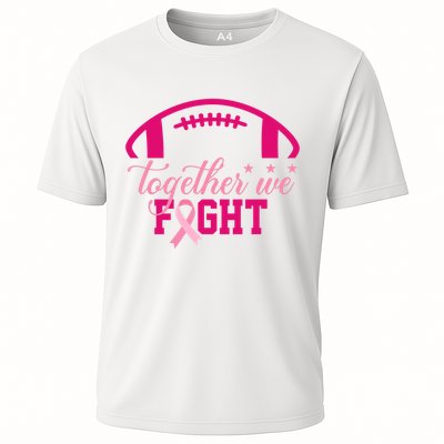 Together We Fight Breast Cancer Awareness Football Ribbon Performance Shirt