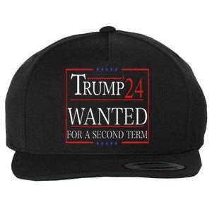 Trump Wanted For A Second Term Wool Snapback Cap