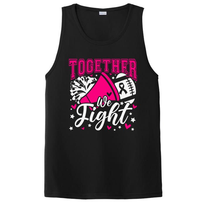 Together We Fight Breast Cancer Awareness Pink Ribbon PosiCharge Competitor Tank