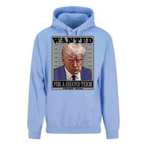 Trump Wanted For A Second Term Unisex Surf Hoodie