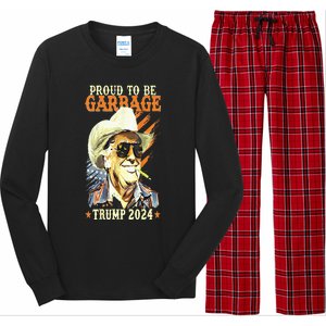 Trump Will Fix It Trump 2024 Proud To Be Garbage Vote Trump Long Sleeve Pajama Set