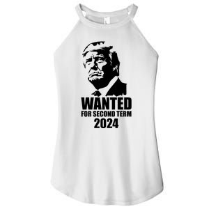 Trump Wanted For Second Term Women's Perfect Tri Rocker Tank