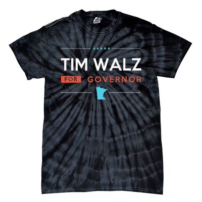 Tim Walz For Minnesota Governor Campaign 2024 Tie-Dye T-Shirt