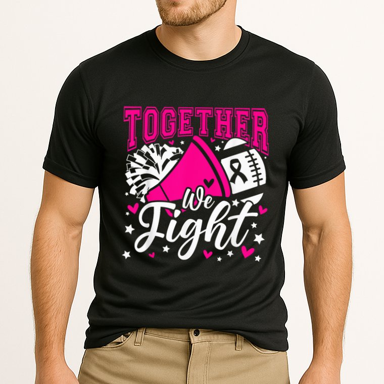 Together We Fight Breast Cancer Awareness Pink Ribbon Wo Cooling Performance Crew T-Shirt